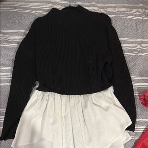 Eloquii Black Knit Sweater